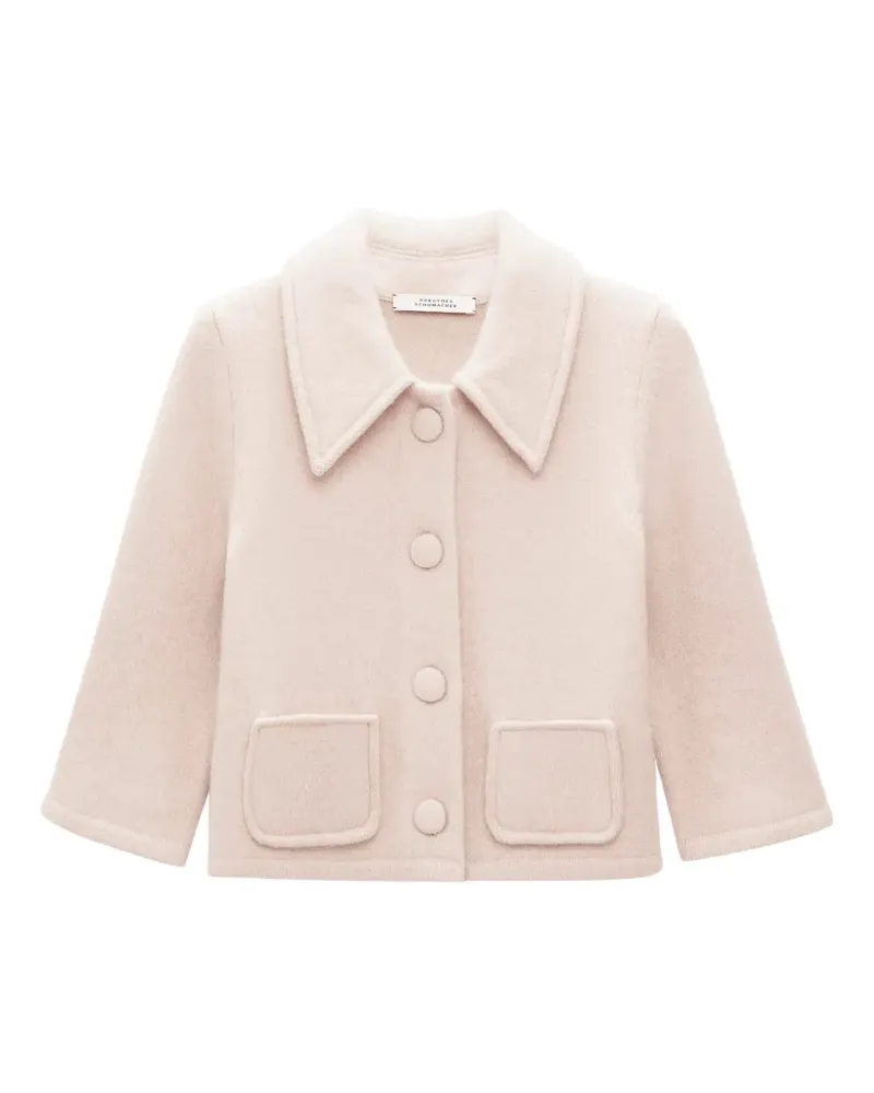 Dorothee Schumacher Geknöpfte Cropped-Jacke - Nude Nude