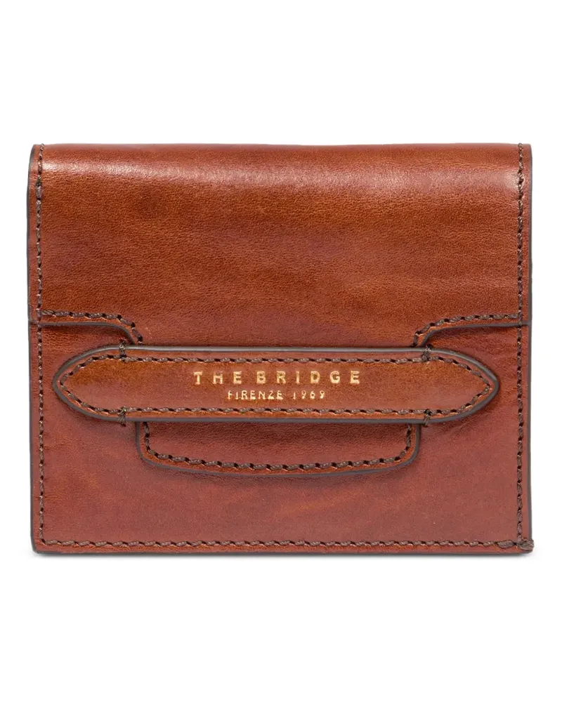 The Bridge logo-debossed leather wallet - Braun Braun