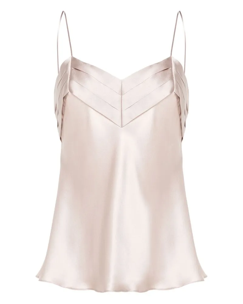 Carine Gilson Camisole-Top mit Faltendetails Rosa