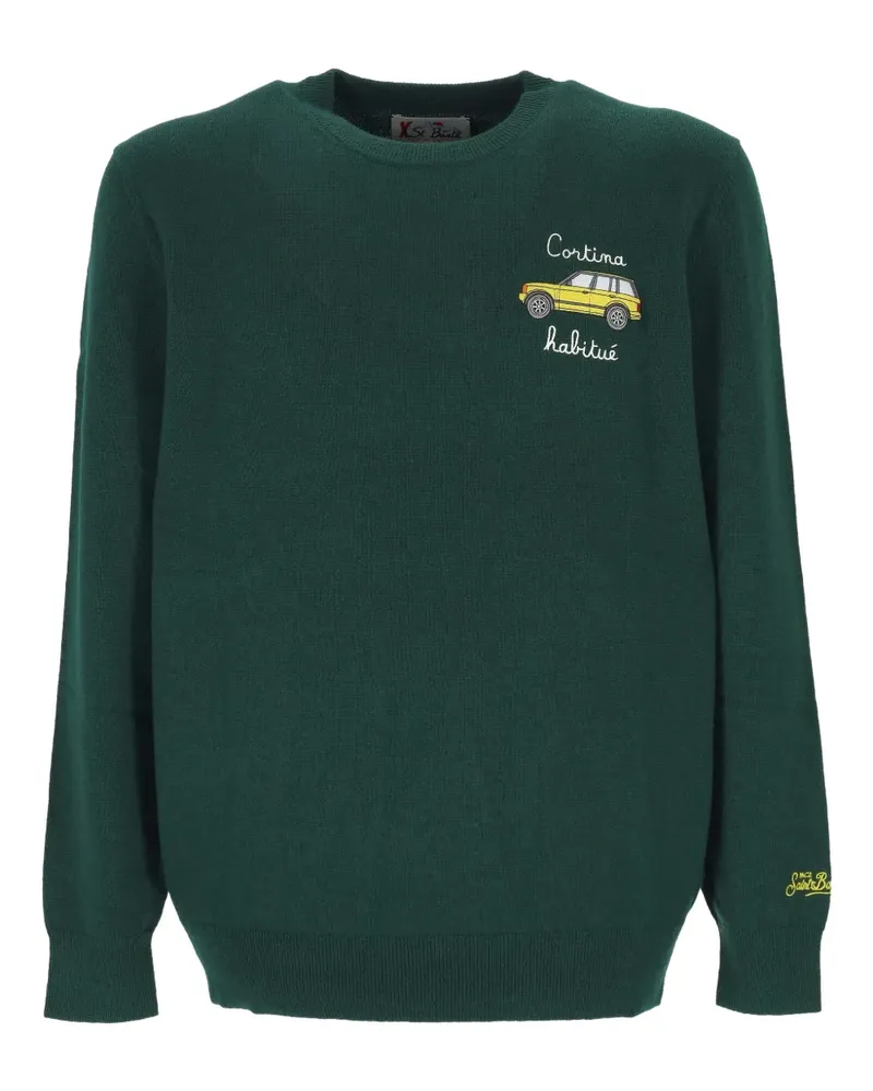 MC2 Saint Barth Pullover mit Autostickerei - Grün Grün