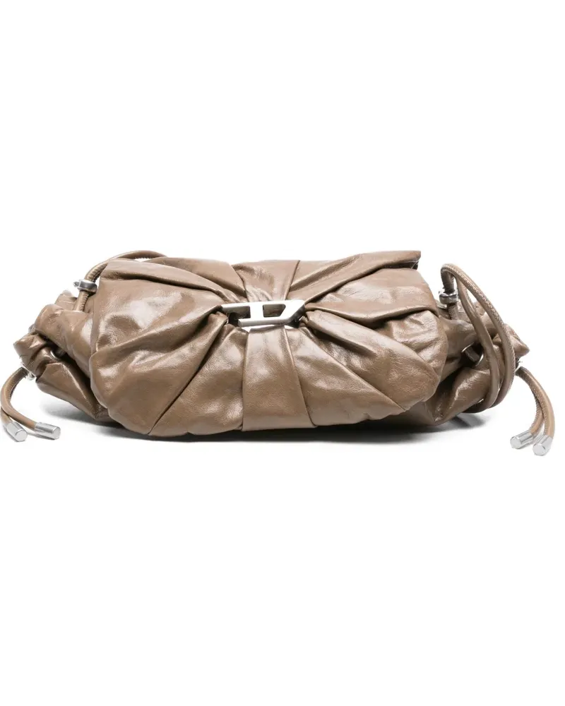 Diesel Scrunch-D Schultertasche - Braun Braun