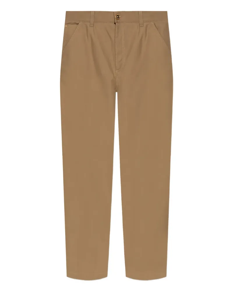 Versace Hose mit Schnallendetail - Nude Nude