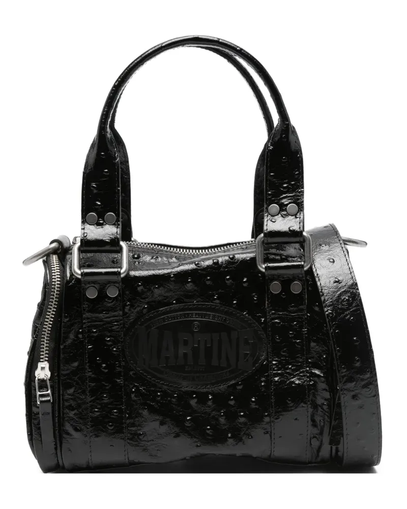 Martine Rose Mini Sports Tote Bag mit Reißverschluss - Schwarz Schwarz