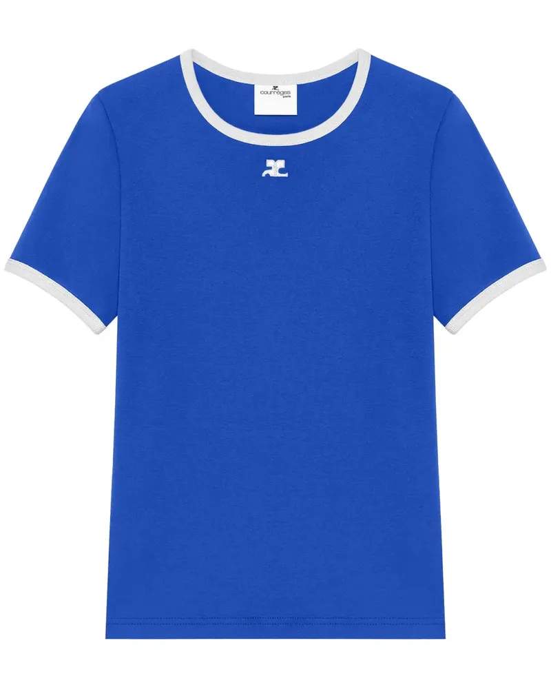 Courrèges Heritage T-Shirt - Blau Blau