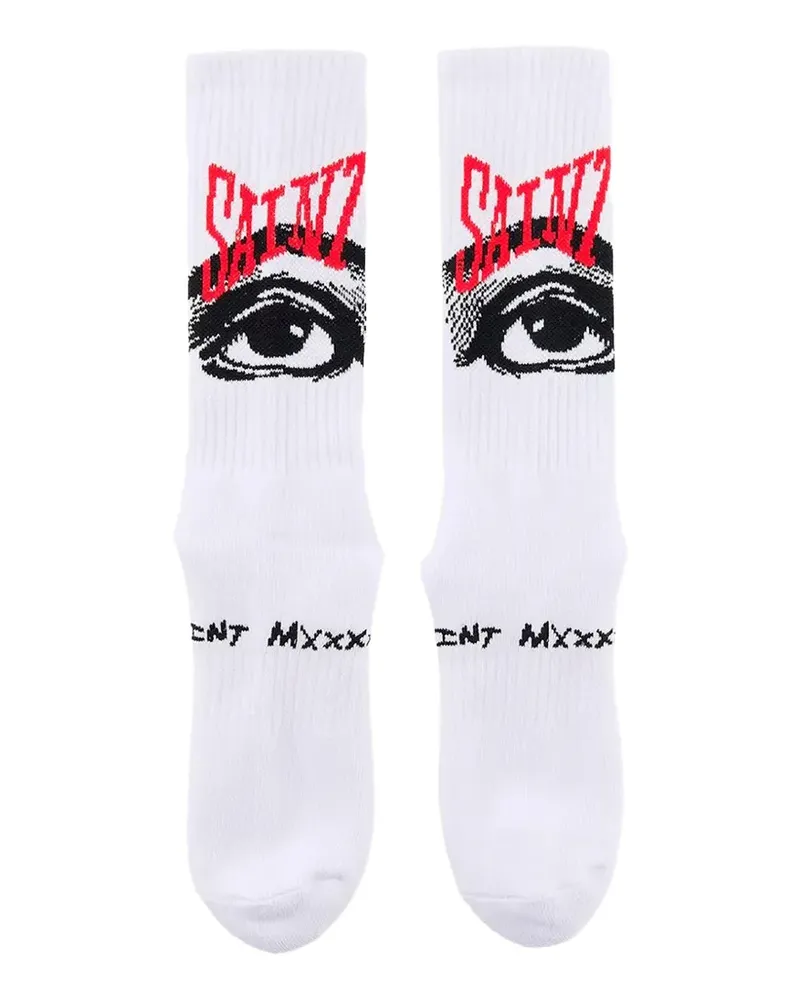 SAINT MXXXXXX Saint Eye Socken - Weiß Weiß