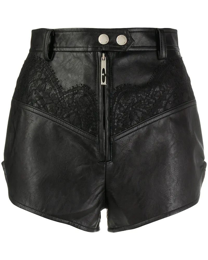 ELLERY Shorts mit Kontrastsaum - Schwarz Schwarz