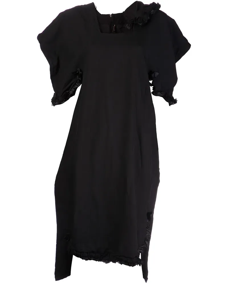 Comme des Garçons ruffle trimmed dress - Schwarz Schwarz