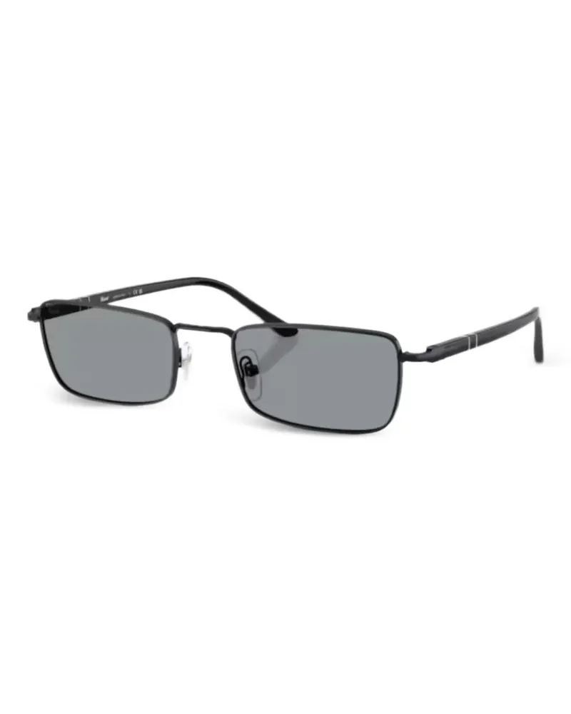 Persol Sonnenbrille mit eckigem Gestell - Schwarz Schwarz