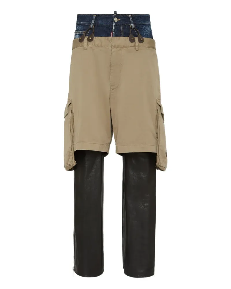 Dsquared2 Triple Combo Easy Zoot Hose - Blau Blau