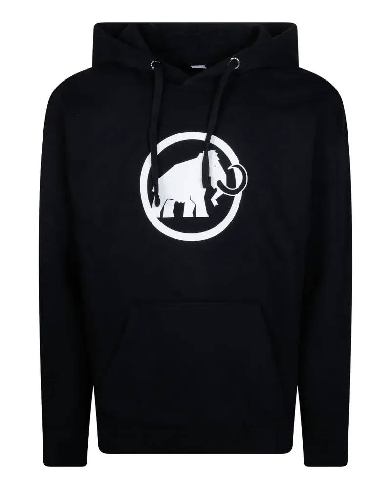 Mammut Base ML Hoodie mit Logo-Print - Schwarz Schwarz