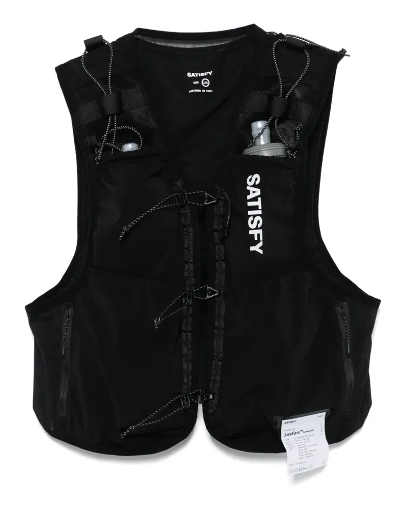 Satisfy Cordura Weste - Schwarz Schwarz