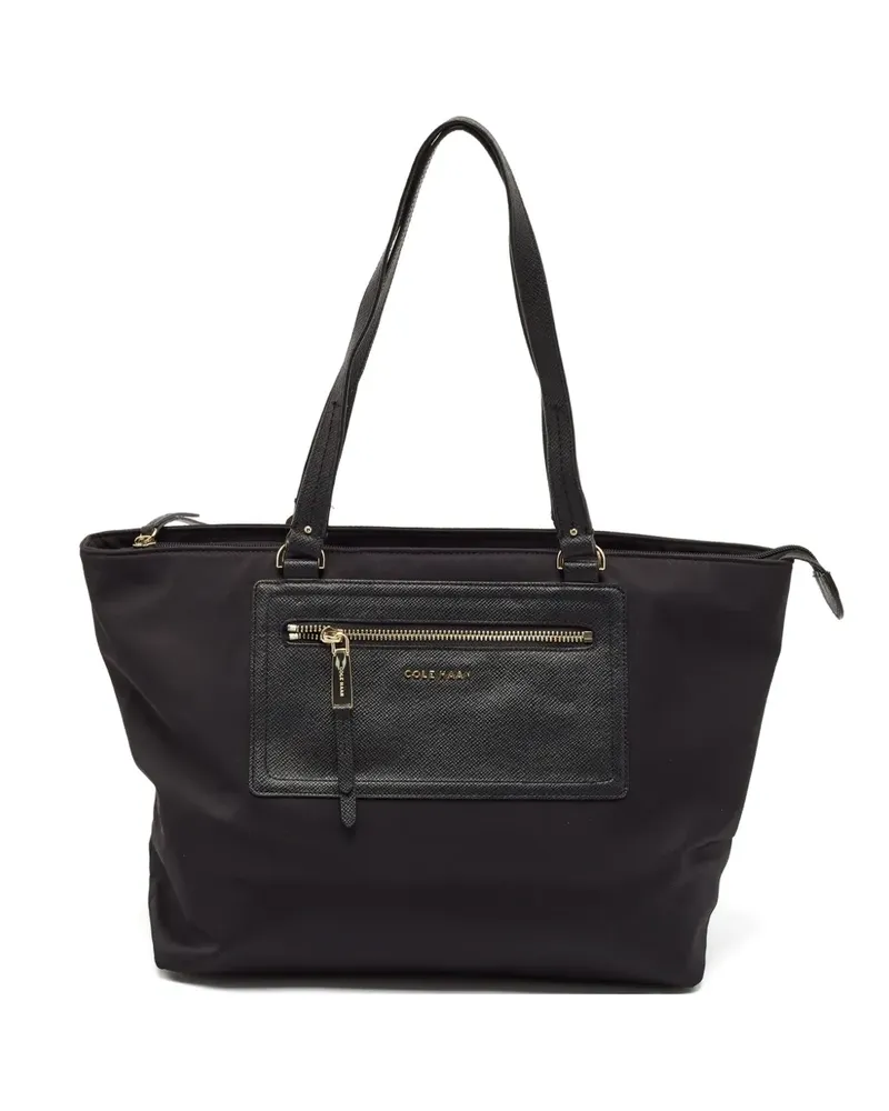COLE HAAN Tote Bag mit Logo-Schriftzug - Schwarz Schwarz