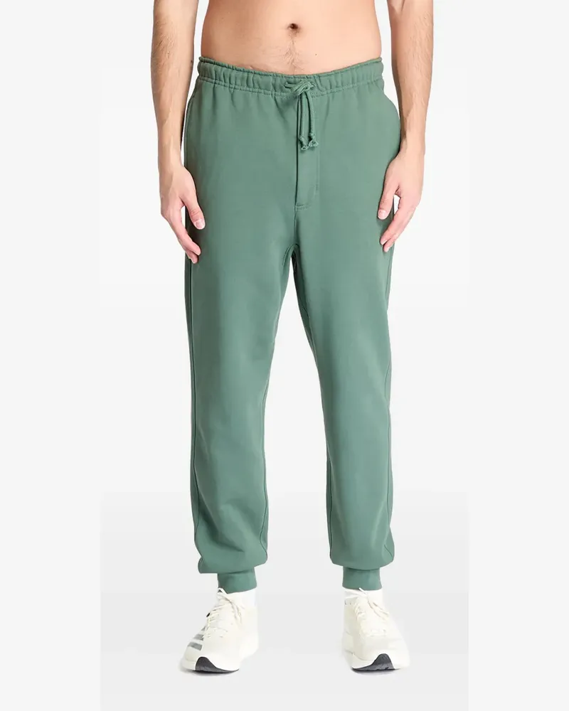 Y-3 Frottee-Jogginghose mit Umschlag - Grün Grün