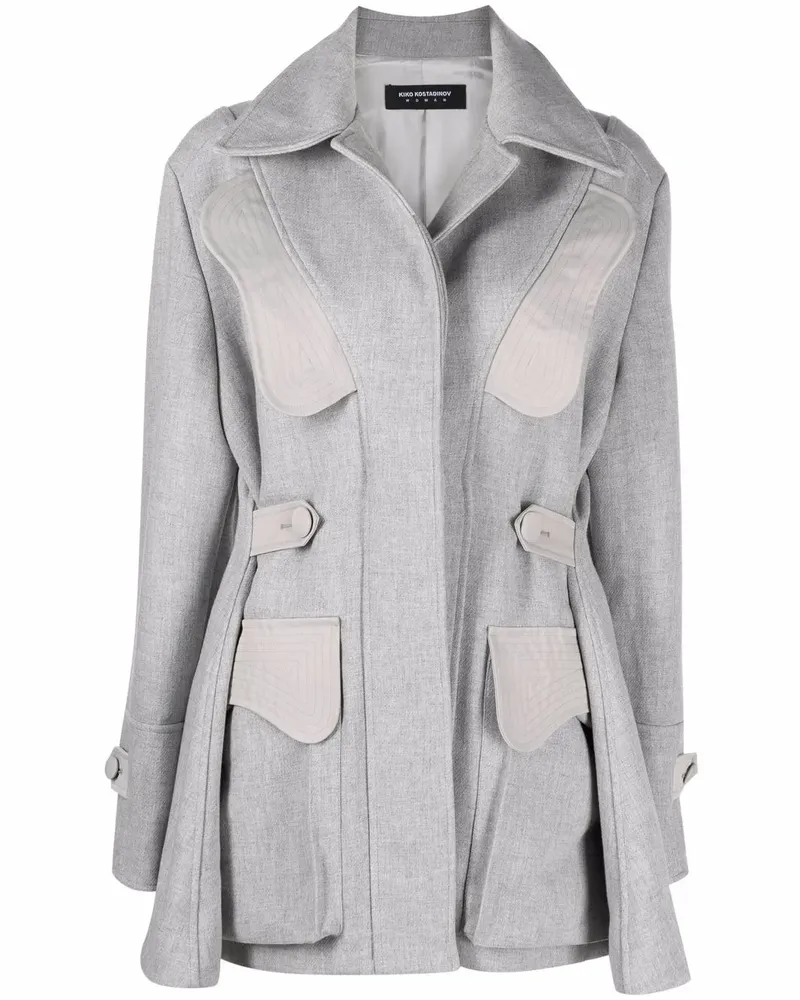 KIKO KOSTADINOV Schmale Gellhorn Jacke - Grau Grau