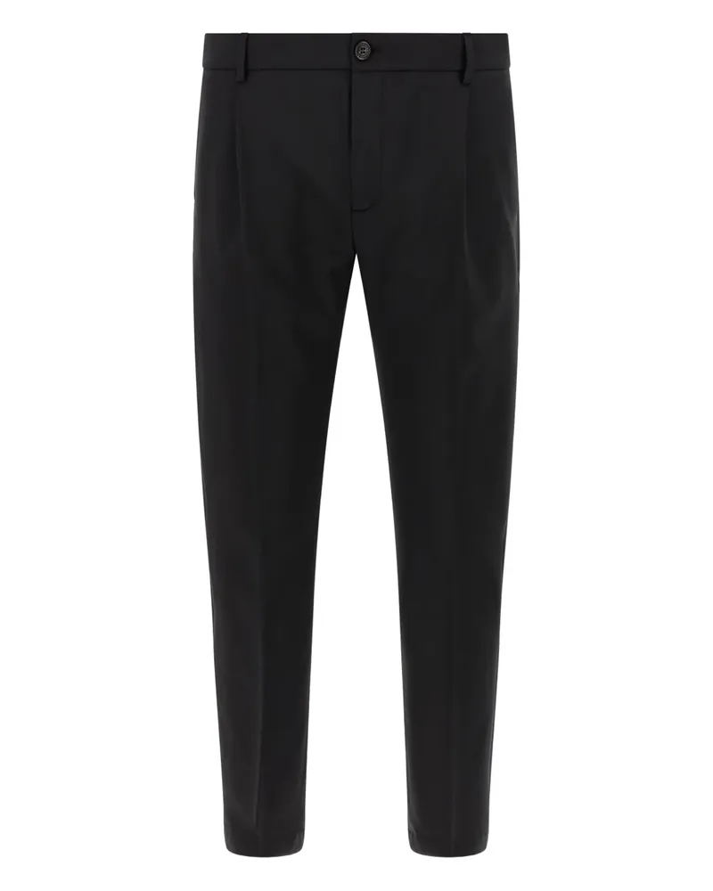 Department 5 Klassische Bundfaltenhose - Schwarz Schwarz