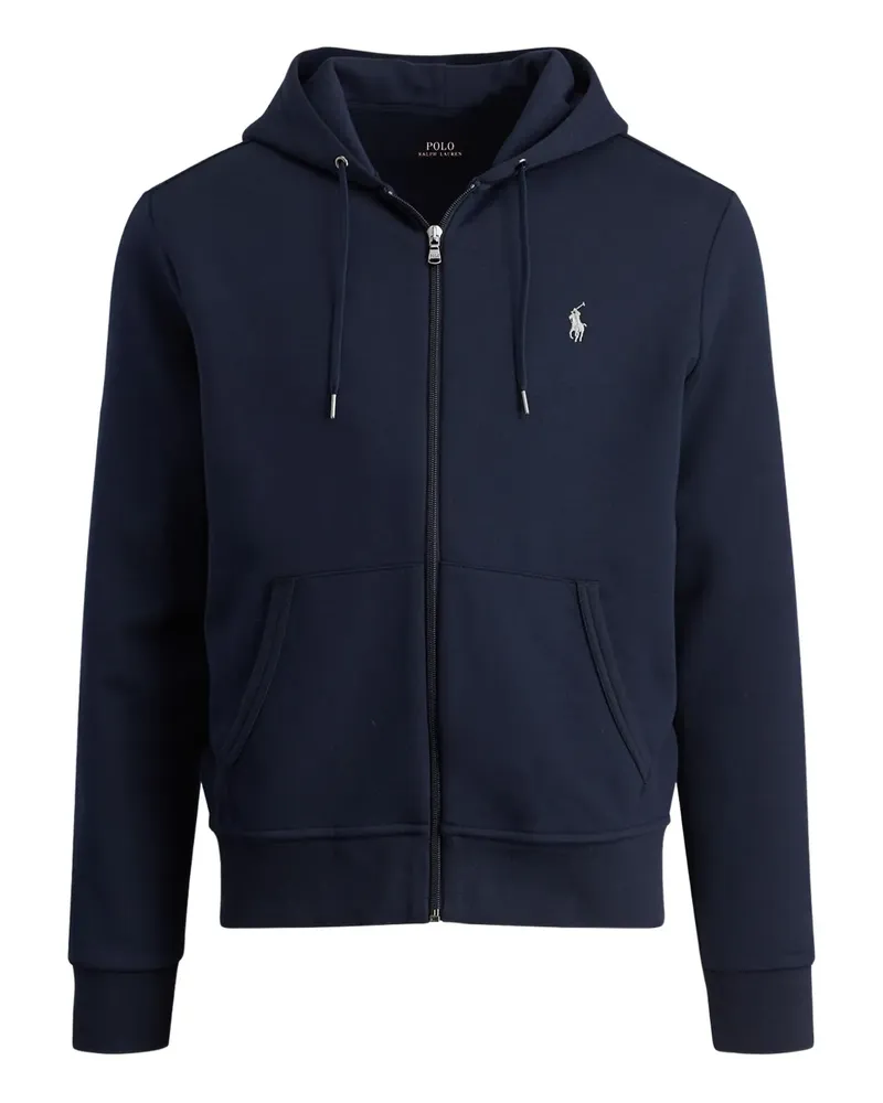 Ralph Lauren Bestickte Kapuzenjacke - Blau Blau