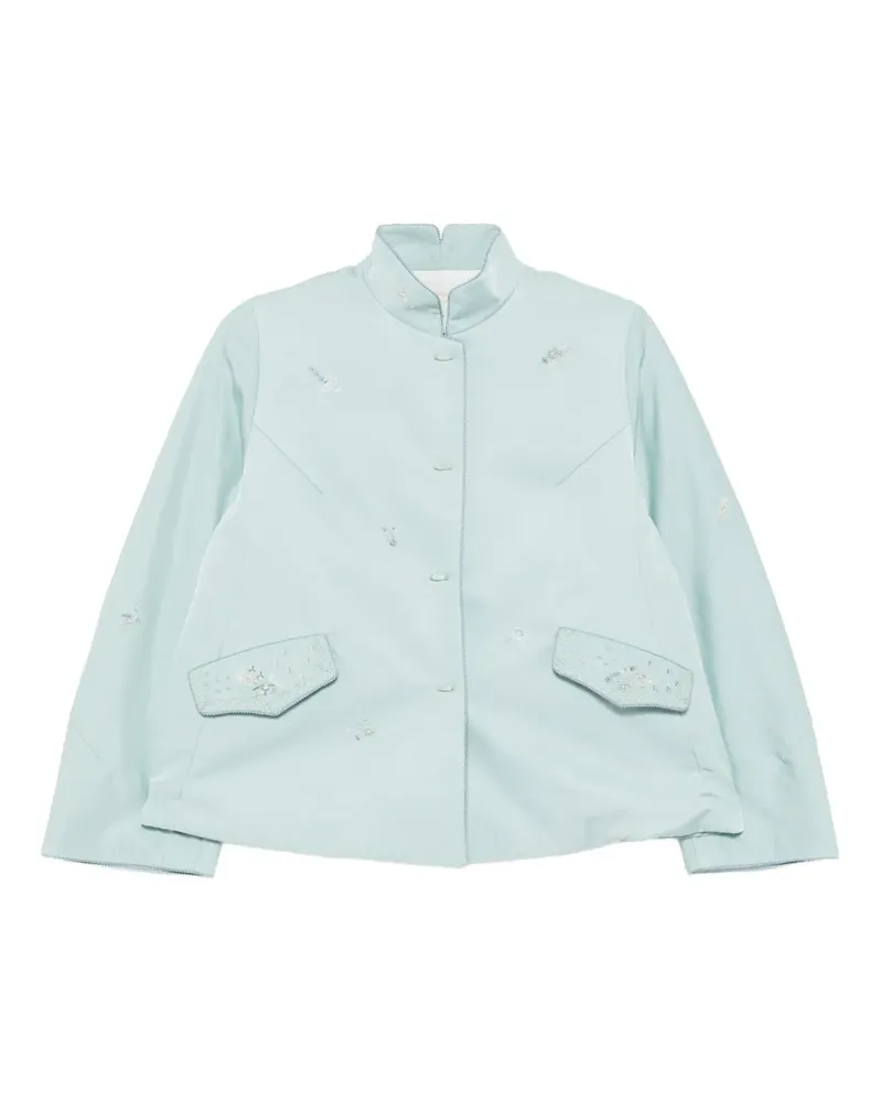 SHIATZY CHEN Scape-of-Curve Cropped-Jacke - Grün Grün