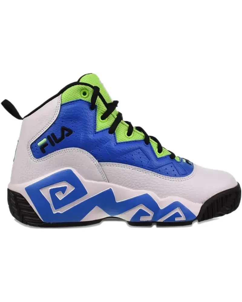 Fila MB "White/Electric Blue/Green Gecko" Sneakers - Weiß Weiß