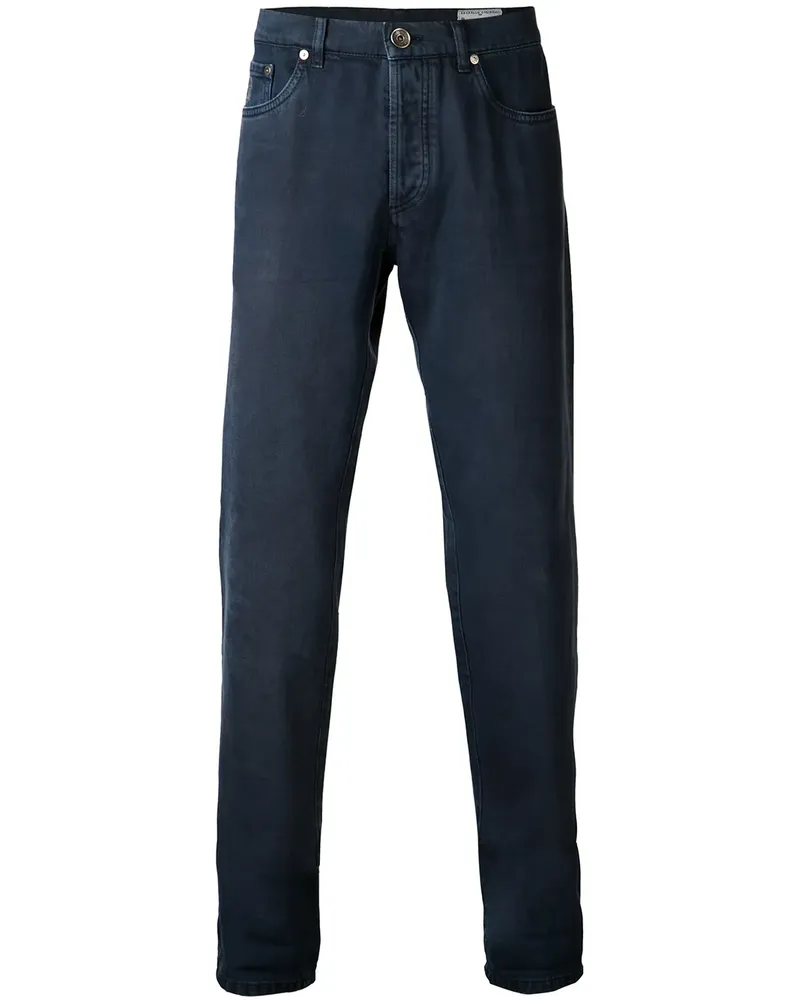 Brunello Cucinelli Jeans mit regulärer Passform - Blau Blau