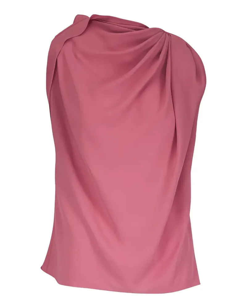 Michael Kors draped sleeveless blouse - Rosa Rosa