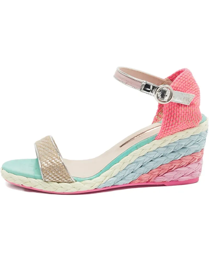 Sophia Webster Lucita Wedge-Sandalen - Rosa Rosa