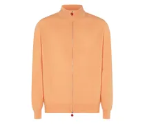 Cardigan mit Reißverschluss - Orange