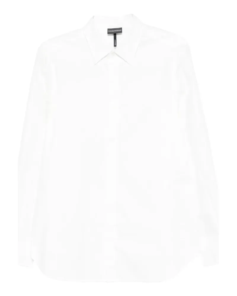 Emporio Armani Langärmeliges Hemd - Weiß Weiß