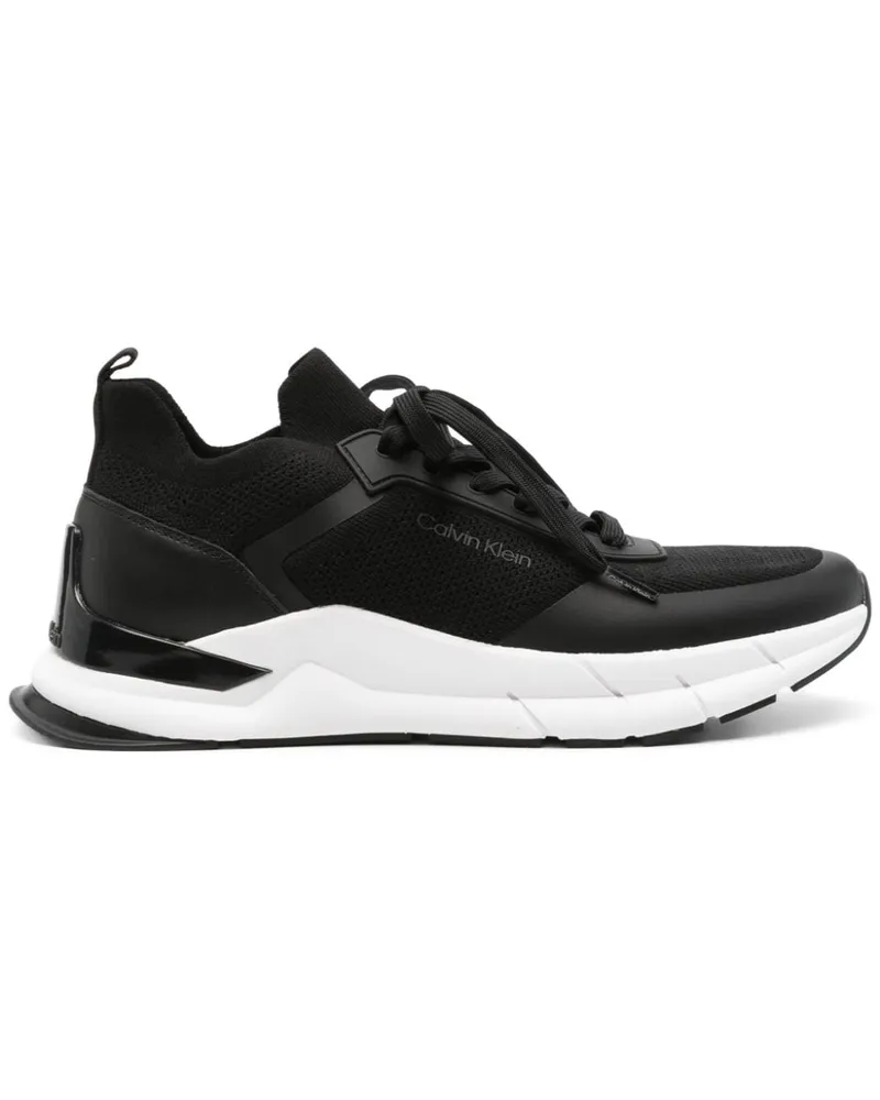 Calvin Klein Sneakers mit Mesh-Einsatz - Schwarz Schwarz