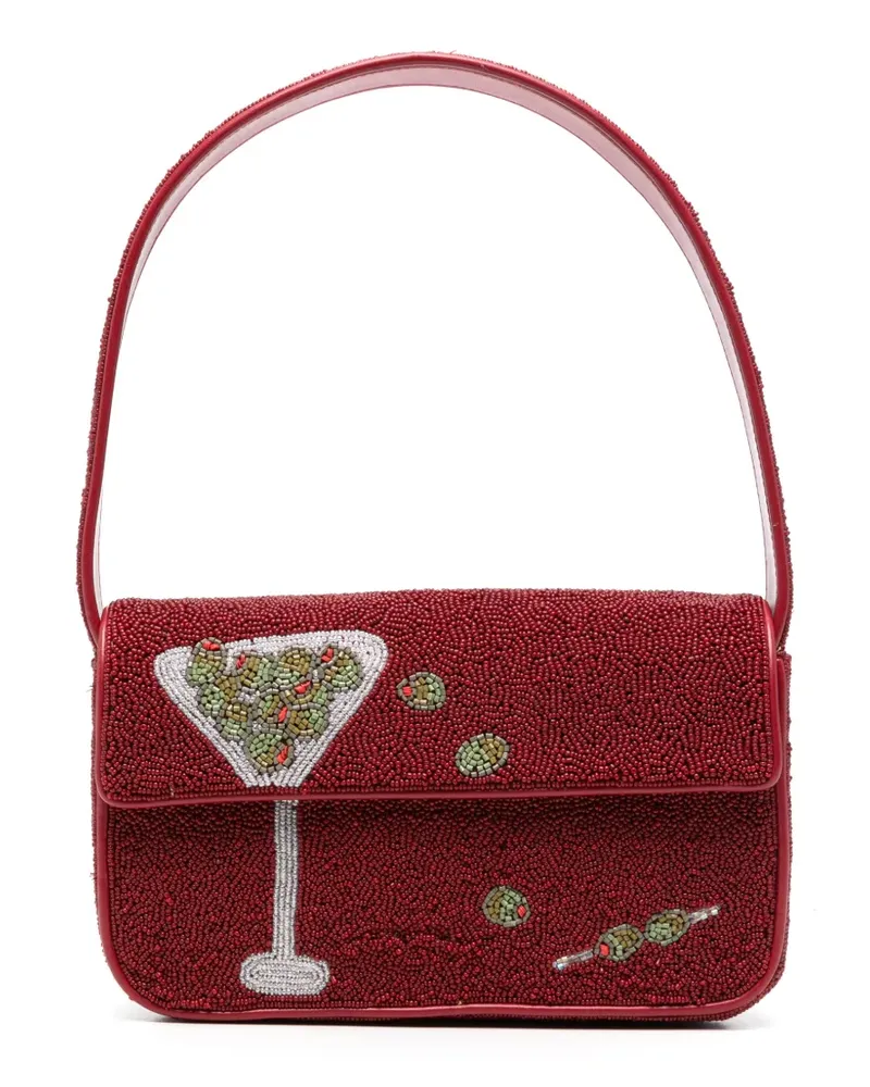 STAUD Tommy Schultertasche - Rot Rot