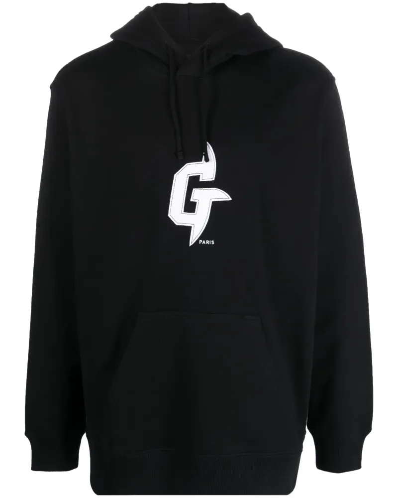 Givenchy Hoodie mit Logo-Patch - Schwarz Schwarz