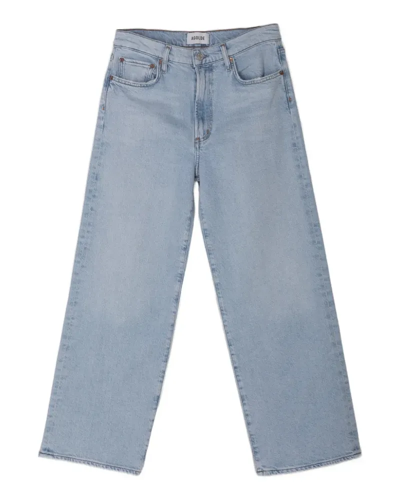 AGOLDE Harper Cropped-Jeans - Blau Blau