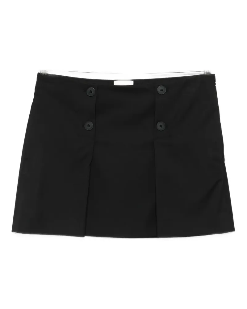 The Garment Geknöpfter Minirock - Schwarz Schwarz