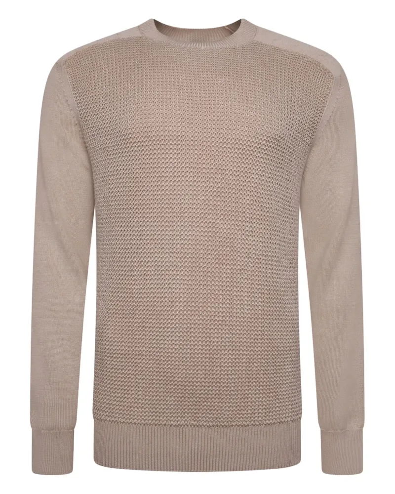 Ermenegildo Zegna Texturierter Pullover - Braun Braun