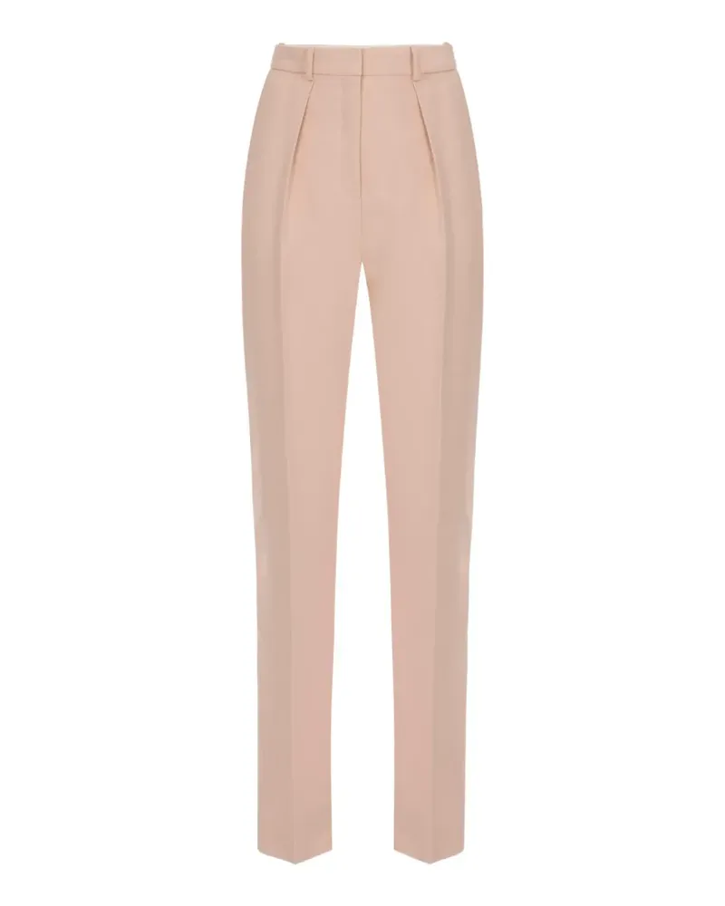 Elisabetta Franchi Leichte Hose aus Kreppstoff - Nude Nude