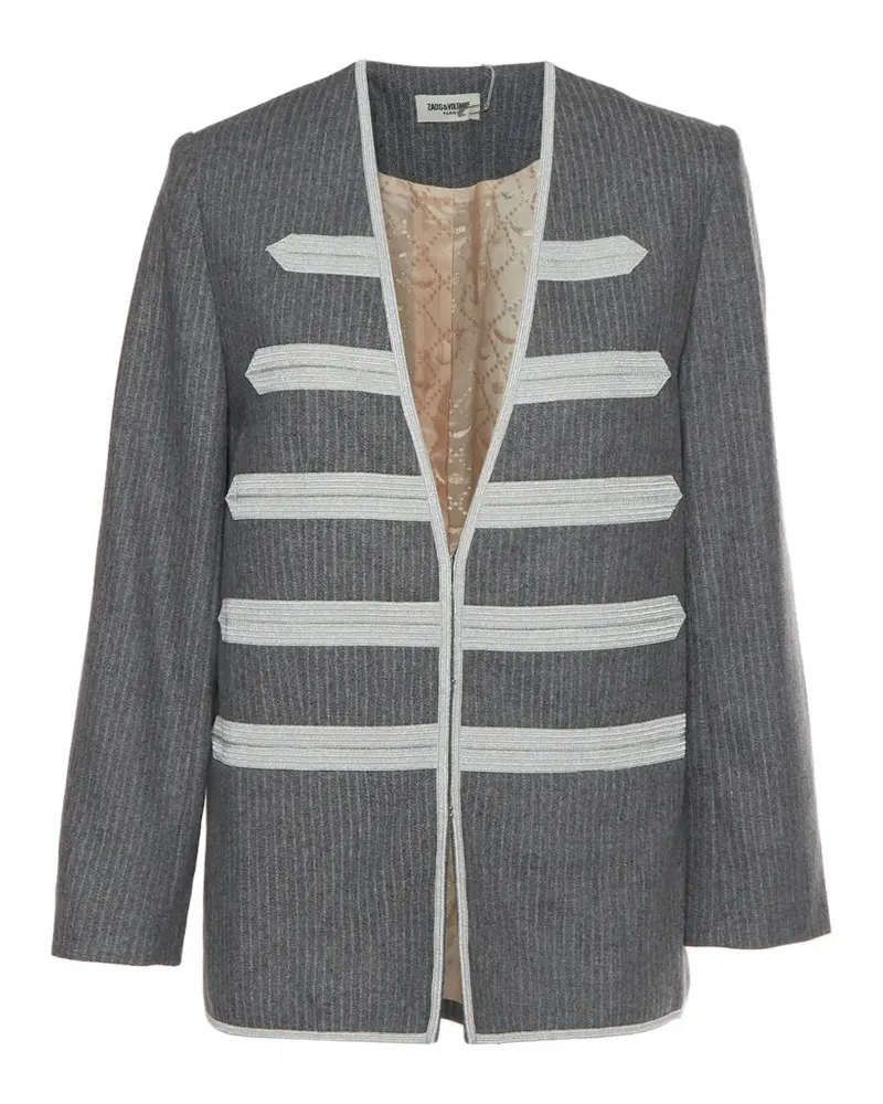 Zadig & Voltaire Ville judo-style coat - Grau Grau
