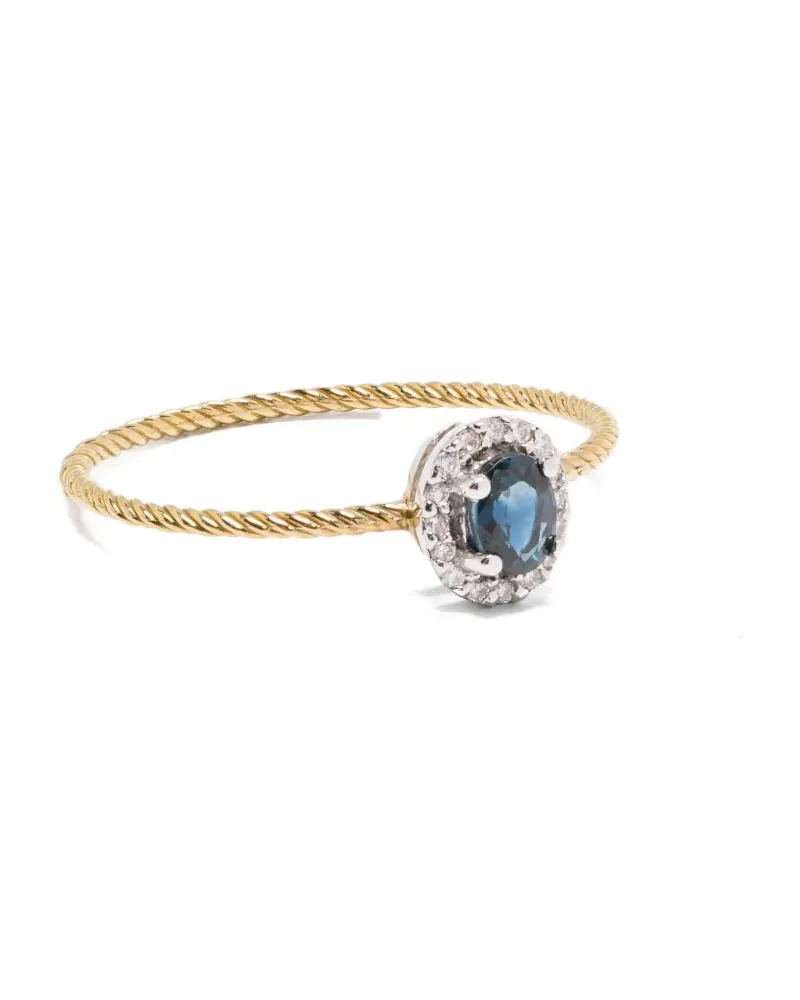 Wouters & Hendrix 18kt yellow gold sapphire ring Gold