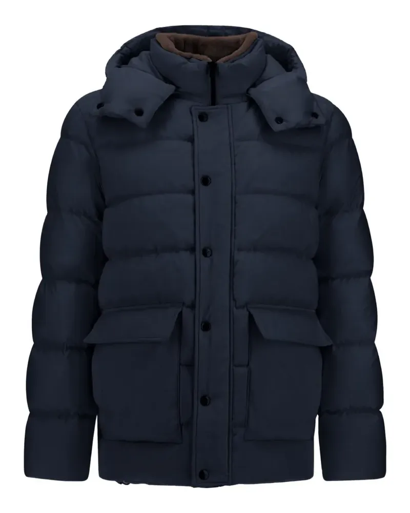 Herno Gesteppter Kapuzenparka - Blau Blau