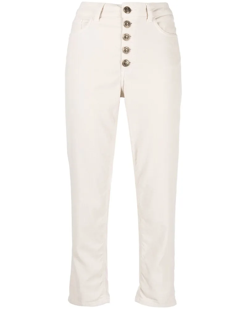 Dondup Koons Cropped-Hose - Nude Nude