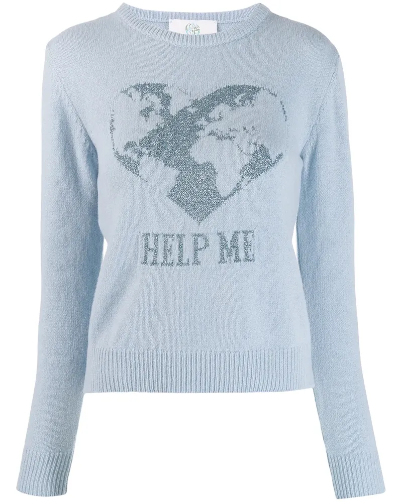 Alberta Ferretti Help Me' Pullover - Blau Blau