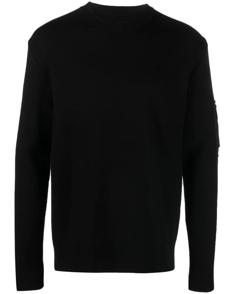 Givenchy Pullover mit Ärmeltasche - Schwarz Schwarz
