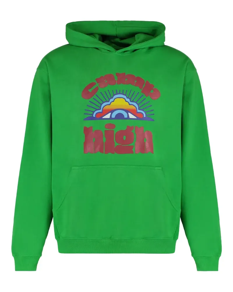 Camp High risingeye-graphic hoodie - Grün Grün
