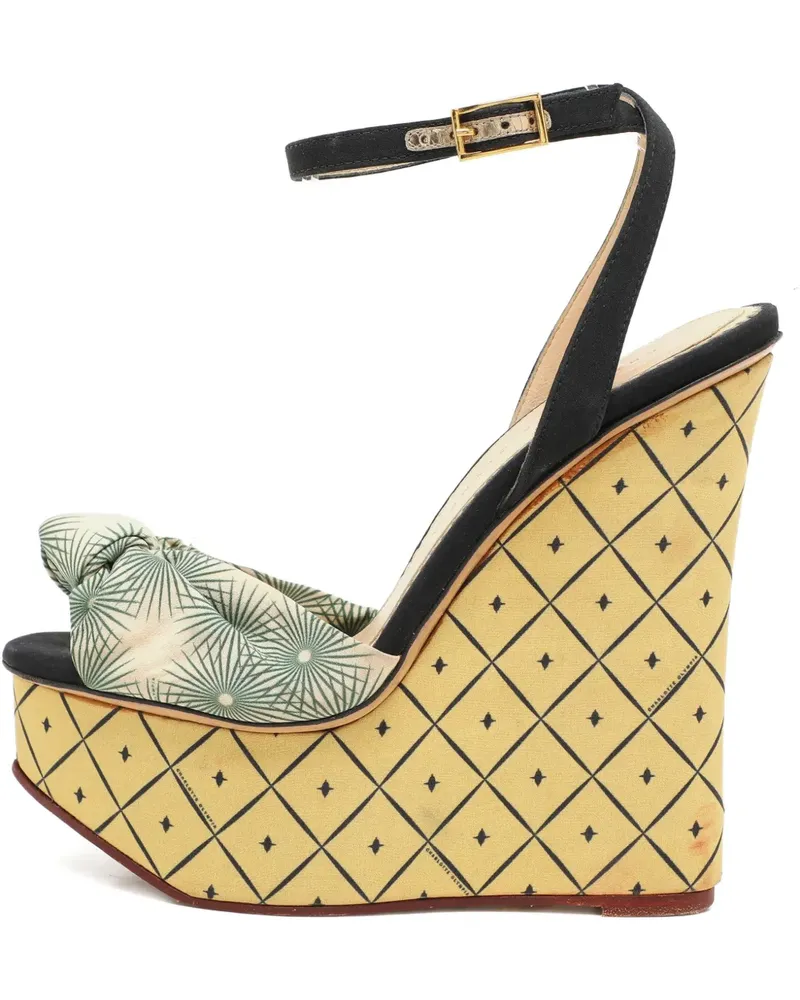 Charlotte Olympia Sandalen mit Knotendetail 75mm - Nude Nude