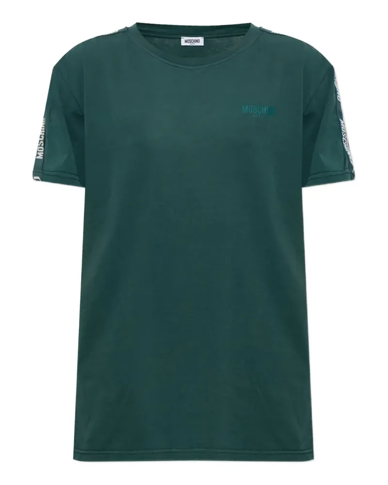 Moschino logo-tape T-shirt - Grün Grün