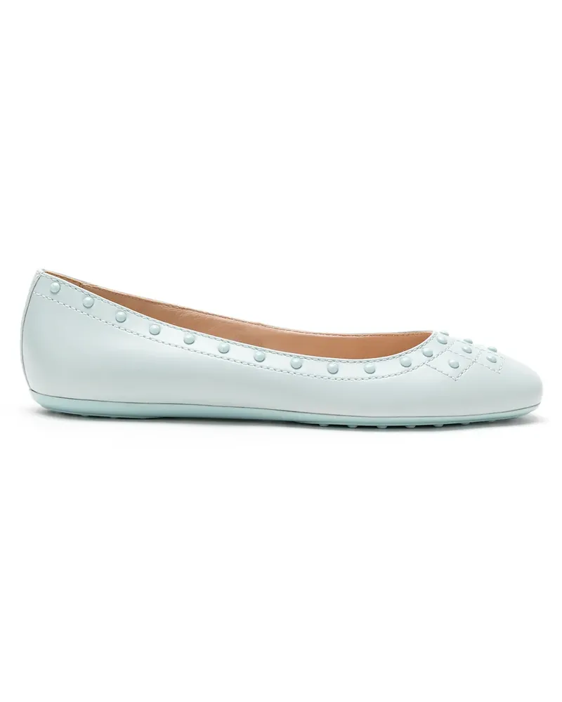 TOD'S Ballerinas mit Nieten - Blau Blau