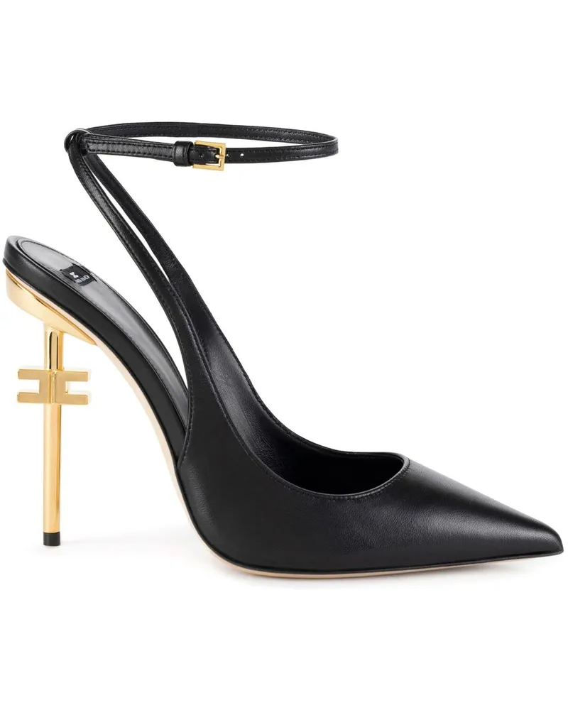 Elisabetta Franchi Slingback-Pumps 105mm - Schwarz Schwarz