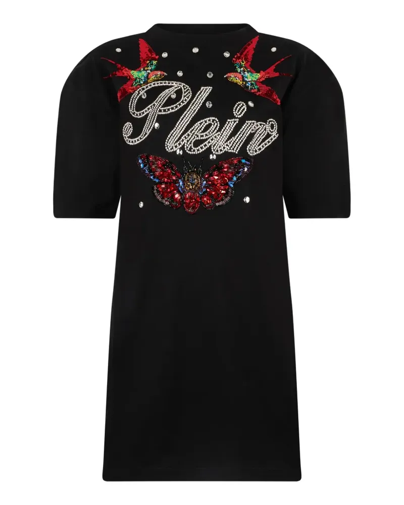 Philipp Plein Rückenfreies Minikleid - Schwarz Schwarz