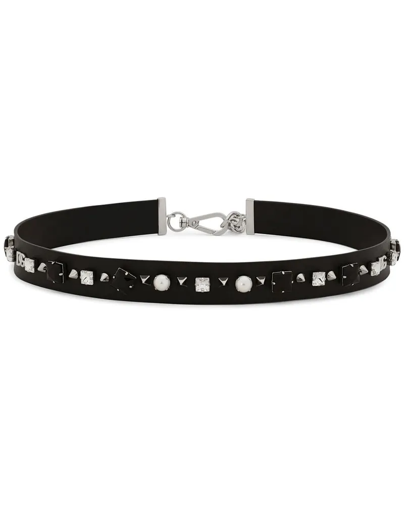 Dolce & Gabbana Verzierter Kettengürtel - Schwarz Schwarz