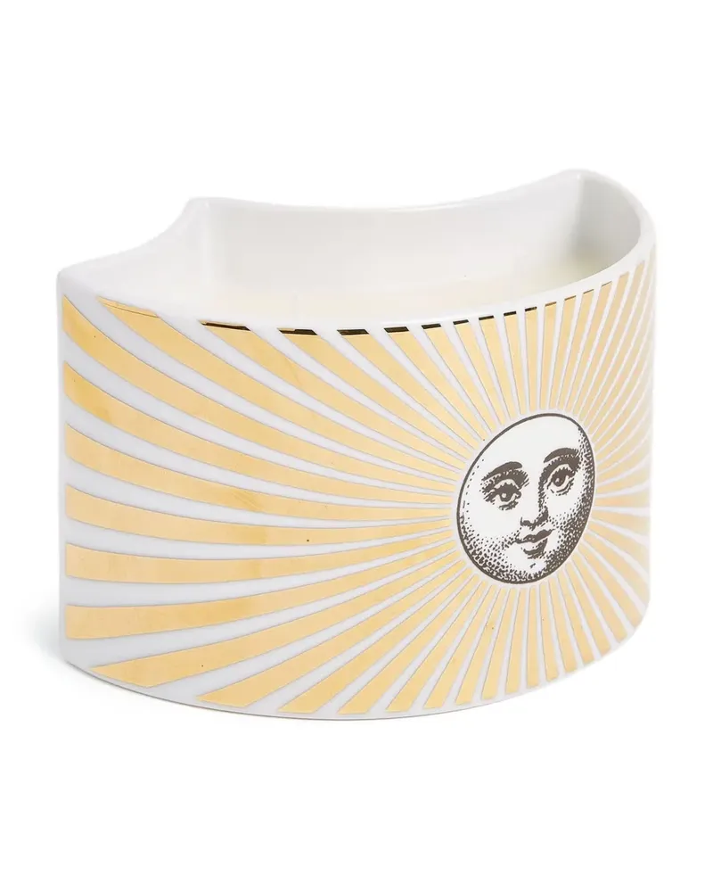 Fornasetti Soli Décor Kerze (530g) - Gold Gold