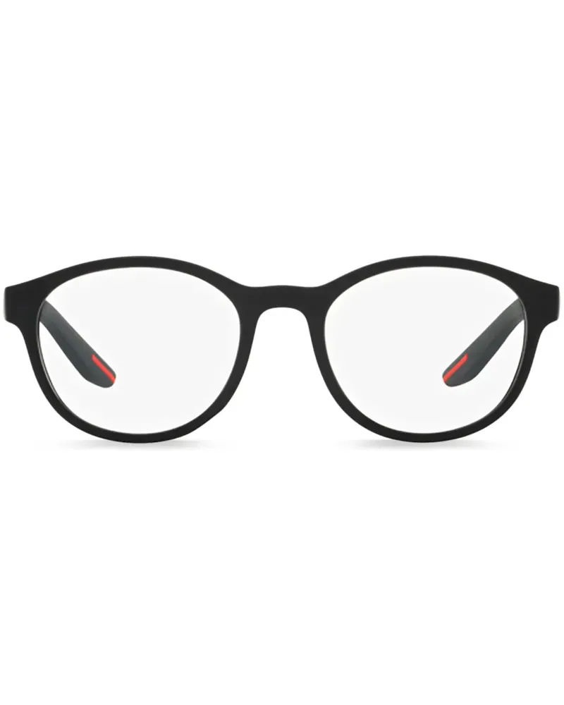 Prada PS 07PV Brille mit rundem Gestell - Schwarz Schwarz