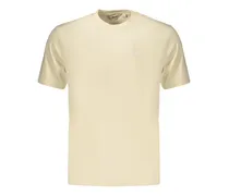 logo-embroidered cotton t-shirt - Nude